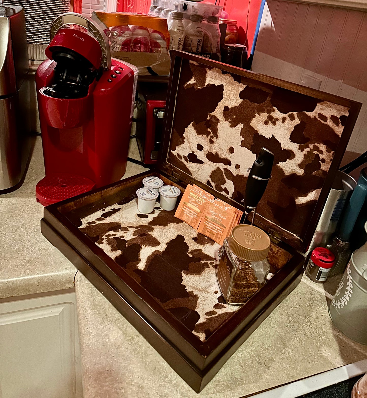 Rustic Coffee Bar Box